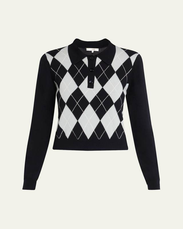The Argyle Polo Sweat